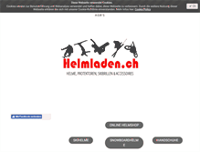 Tablet Screenshot of helmladen.ch